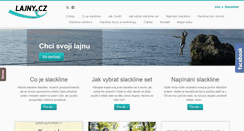 Desktop Screenshot of lajny.cz