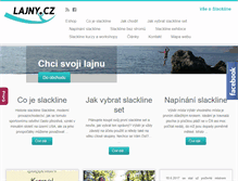 Tablet Screenshot of lajny.cz